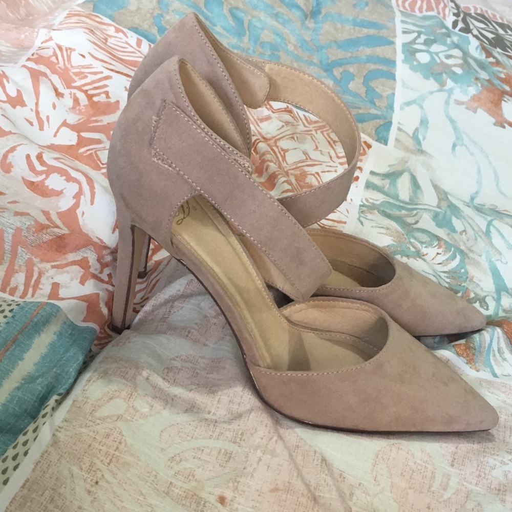 Beige High Heels